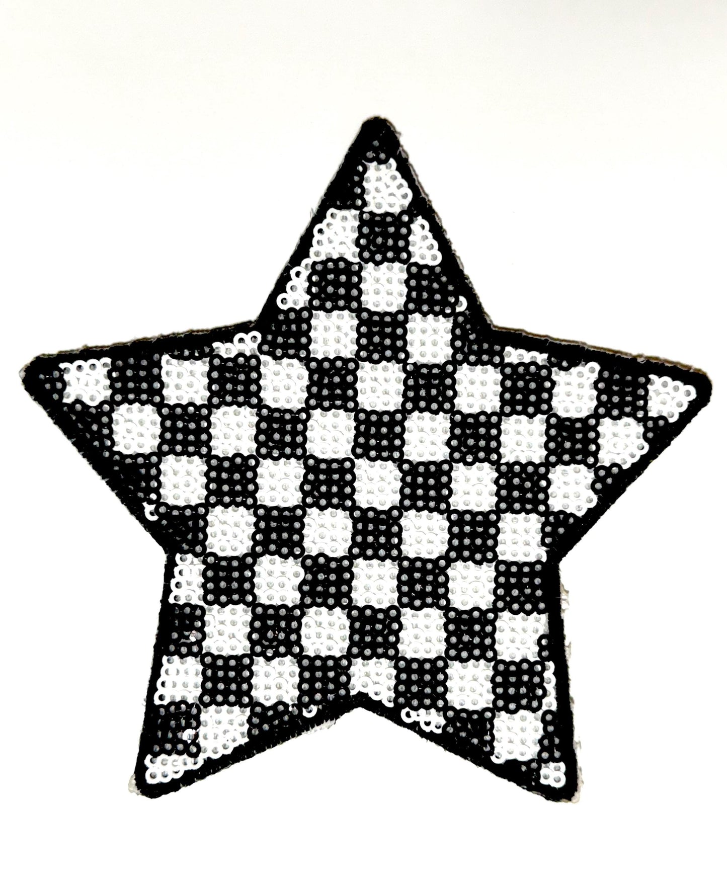 Checkered Stars 5” Sequins
