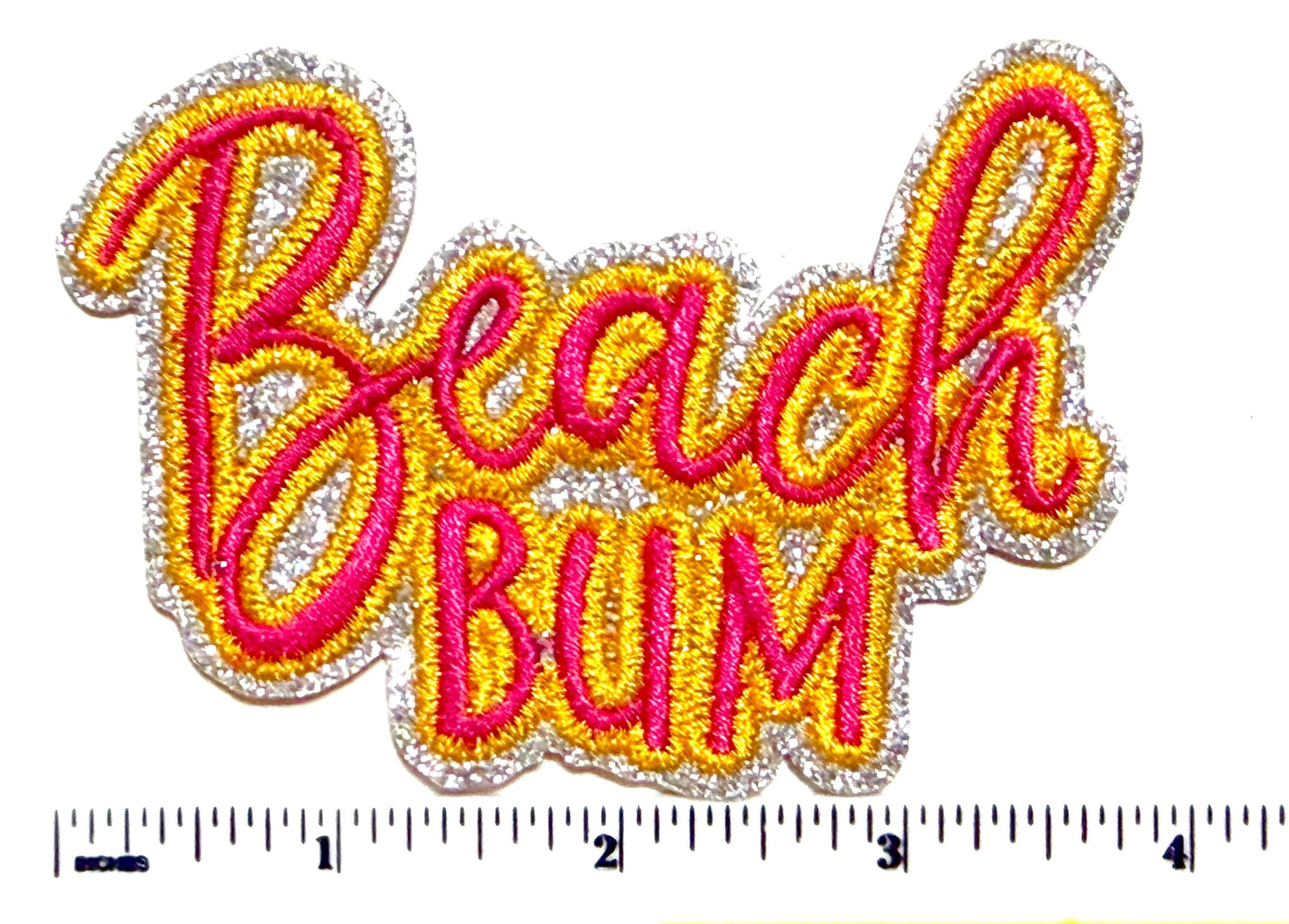 Beach Bum with silver glitter 3.75”
