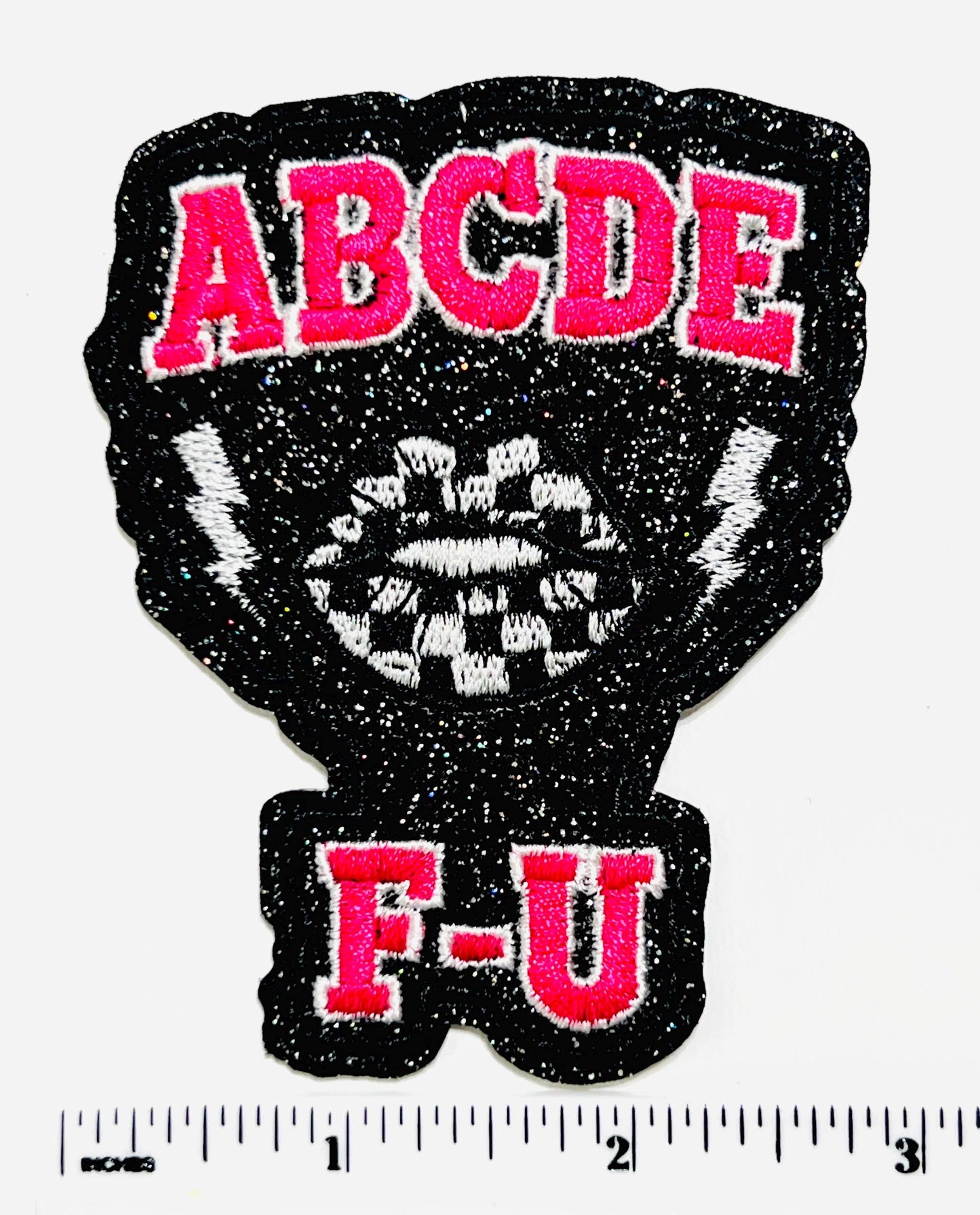 A-B-C-D-E-FU patch 3.5"