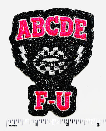 A-B-C-D-E-FU patch 3.5"