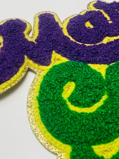 Mardi Gras - Chenille 9.5"