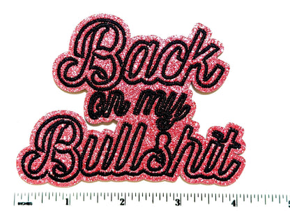 Back on my bullshit with Pink Glitter 4”