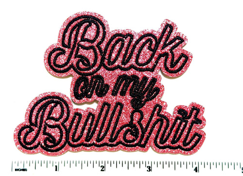 Back on my bullshit with Pink Glitter 4”