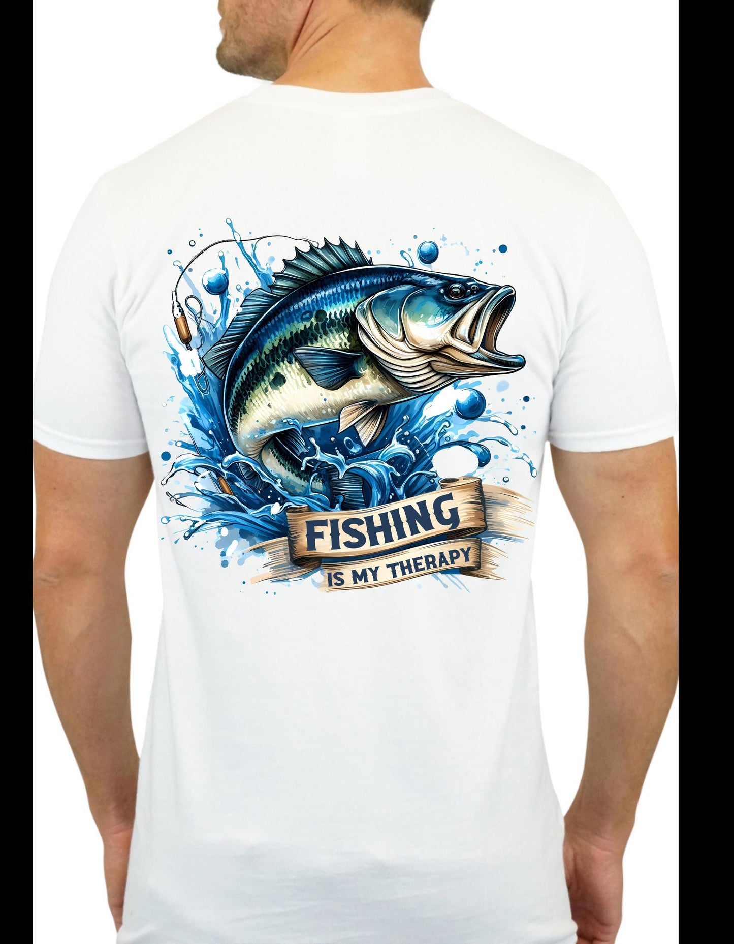 Fishing is my therapy T-shirt