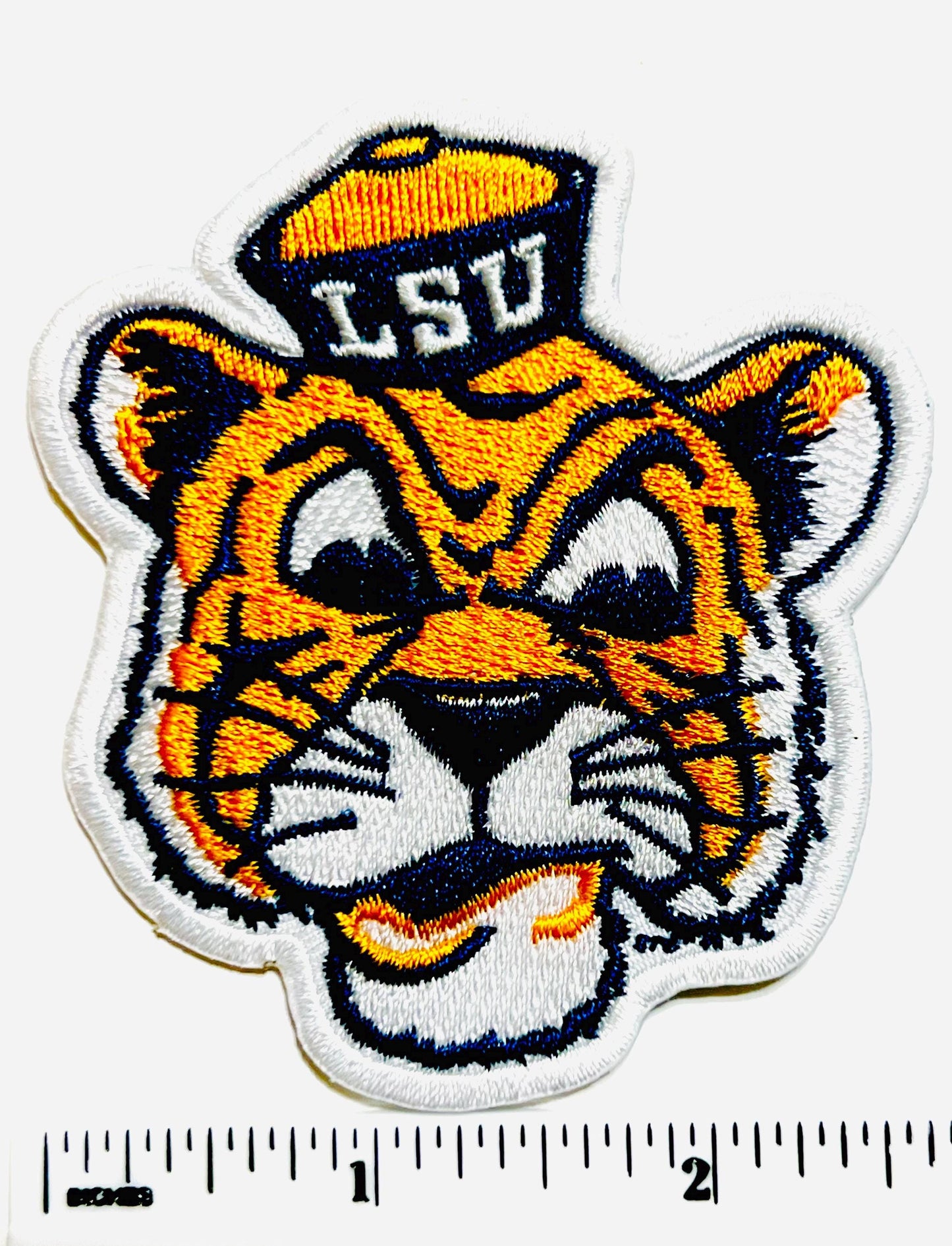 Tigers Mascot Patch - Embroidered Iron on patch
