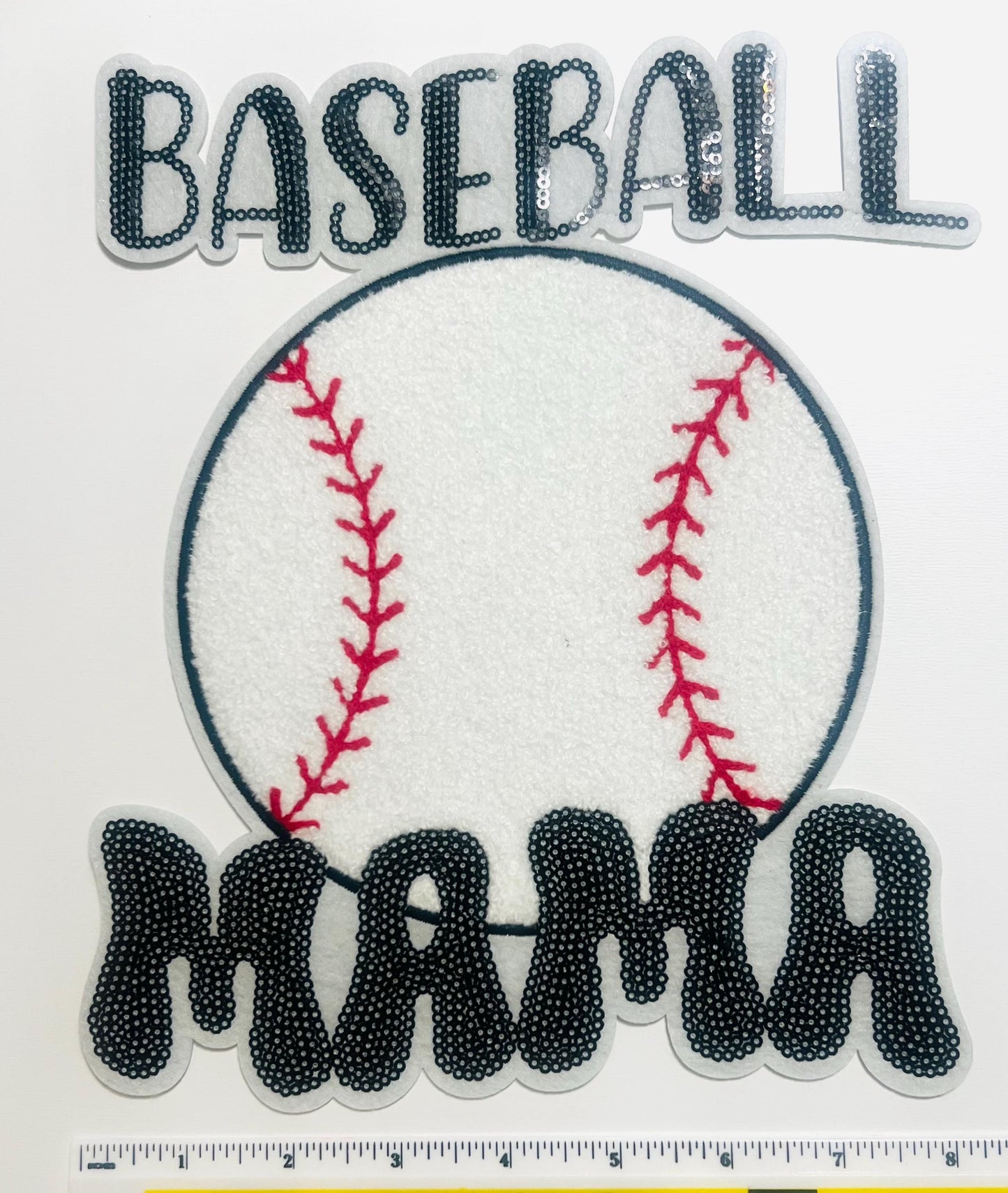 Baseball Mama - 10” Sequined