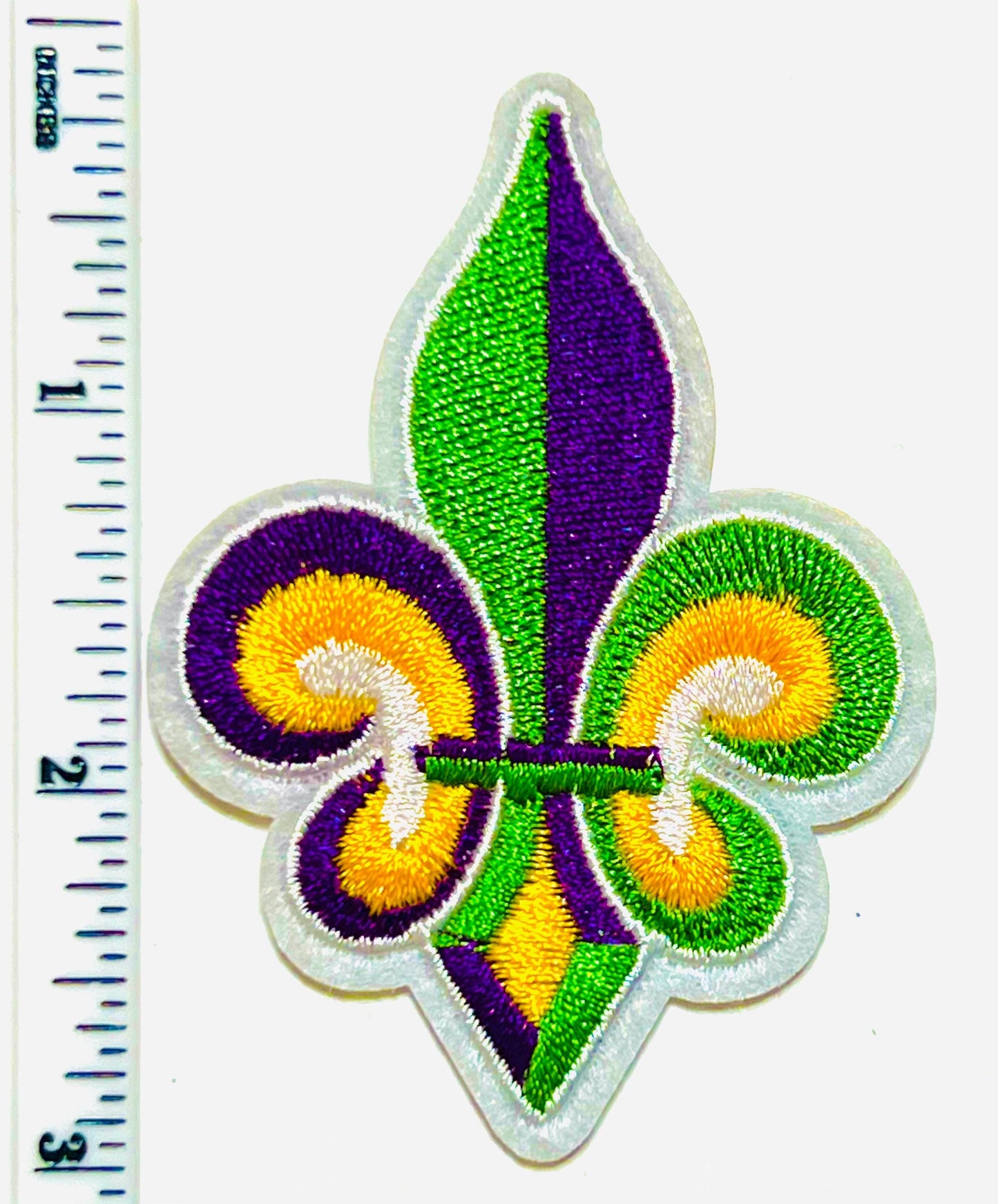 Mardi Gras patches - DIY Embroidered Iron on patch