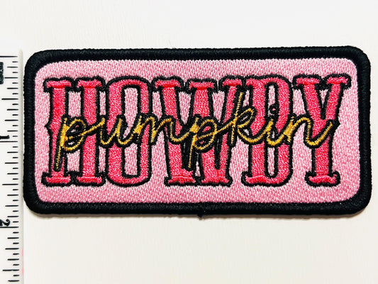 Howdy Pumpkin 4”