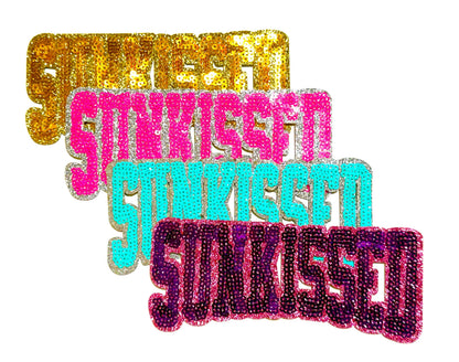 Sunkissed patch - Sequins DIY Iron on patch