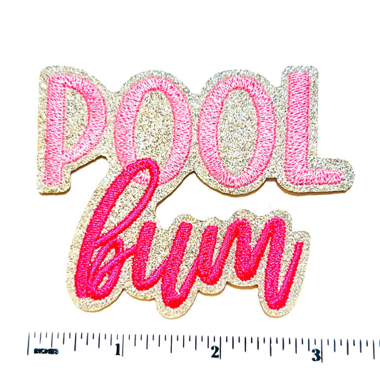 Pool Bum with silver glitter 3.25”