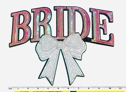 Bride with Bow - 12”Sequins