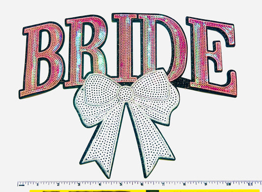 Bride with Bow - 12”Sequins