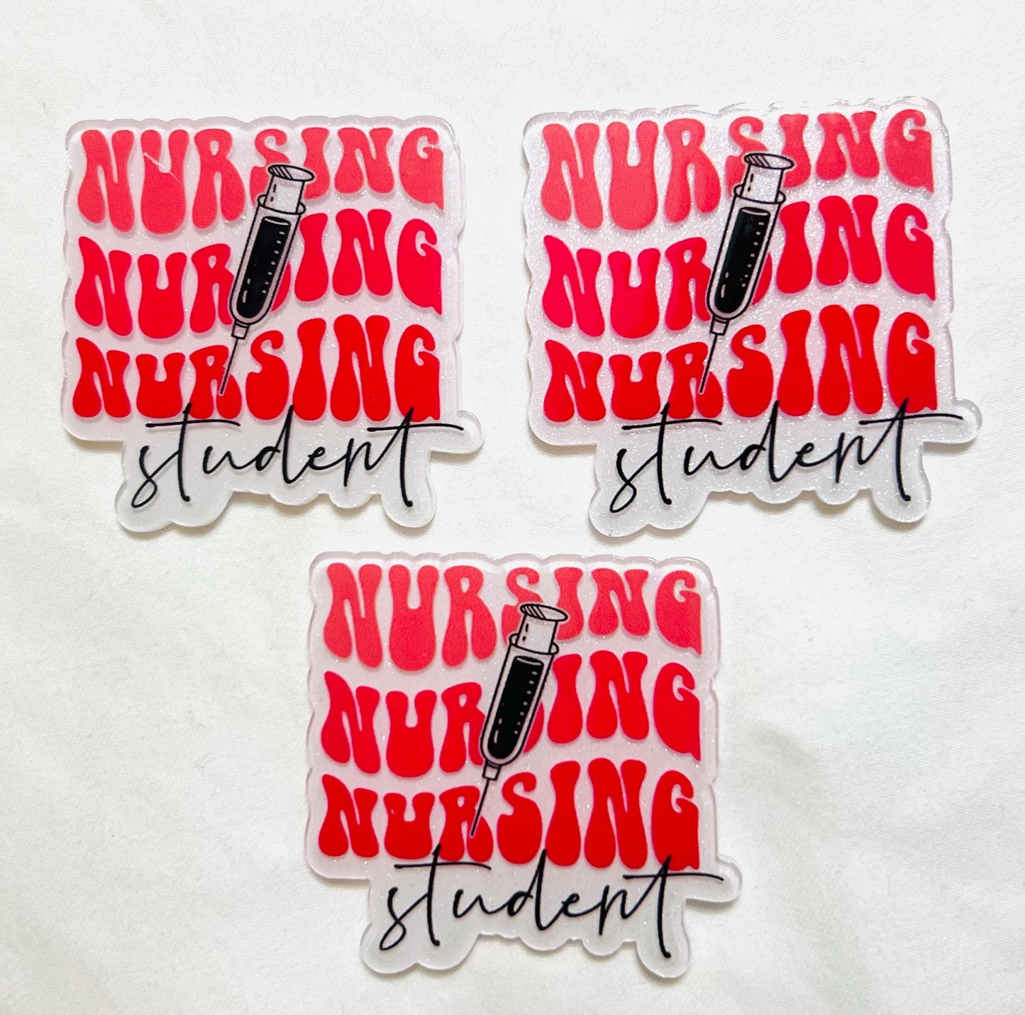 Nursing Student - flatback acrylics set of 3