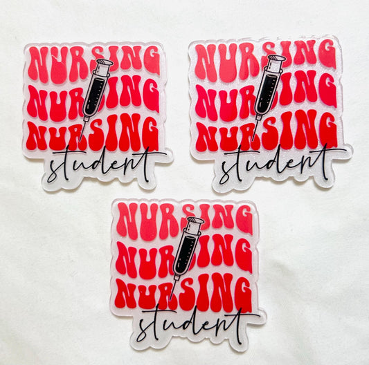 Nursing Student - flatback acrylics set of 3