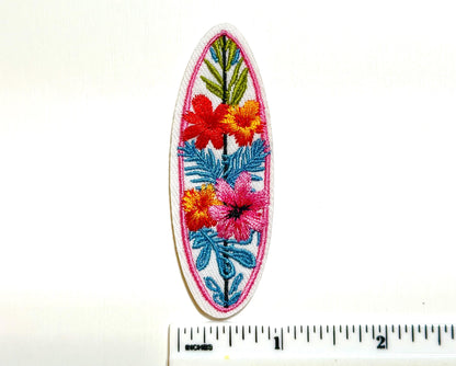 Surf Board patch  - Embroidered Iron on patch