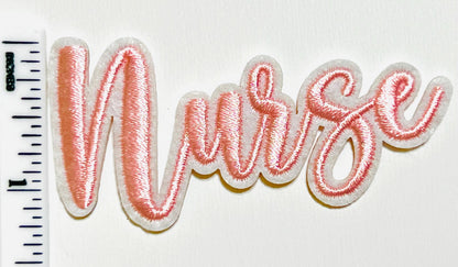 Nurse Patch - Embroidered Iron on patch 3”
