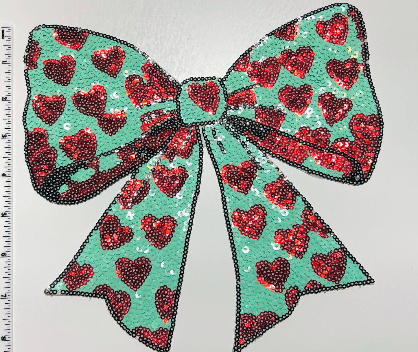 Bows - Sequins/Chenille Iron on patches