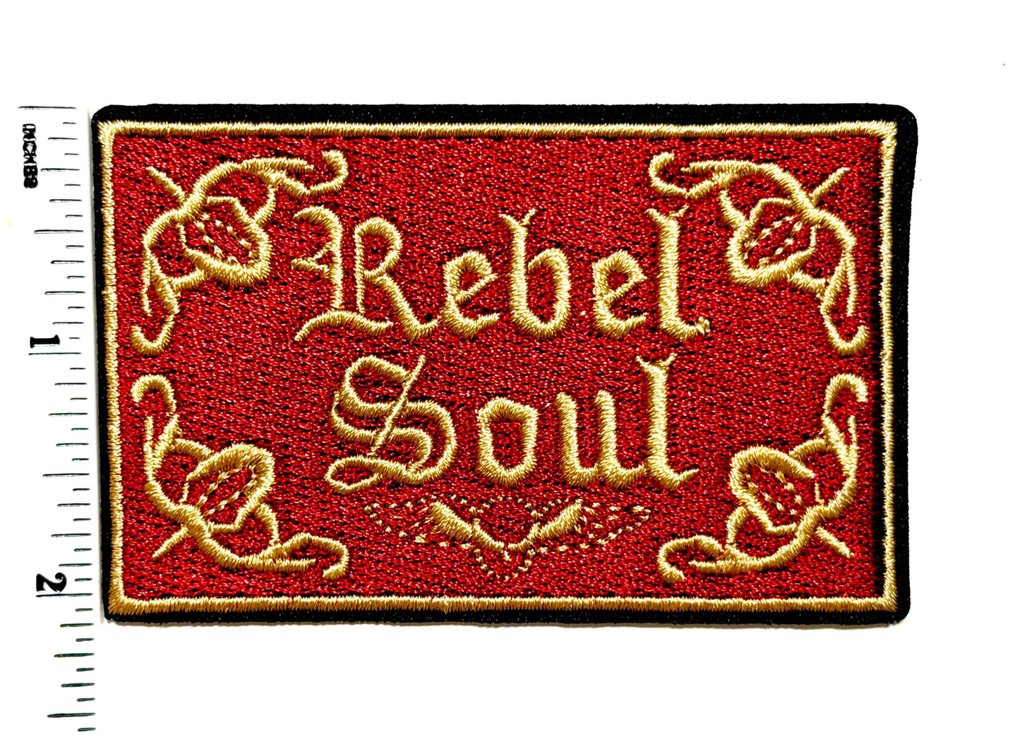 Rebel Soul patch - Embroidered DIY Iron on patch