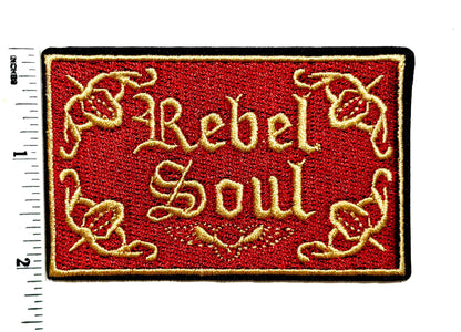 Rebel Soul patch - Embroidered DIY Iron on patch