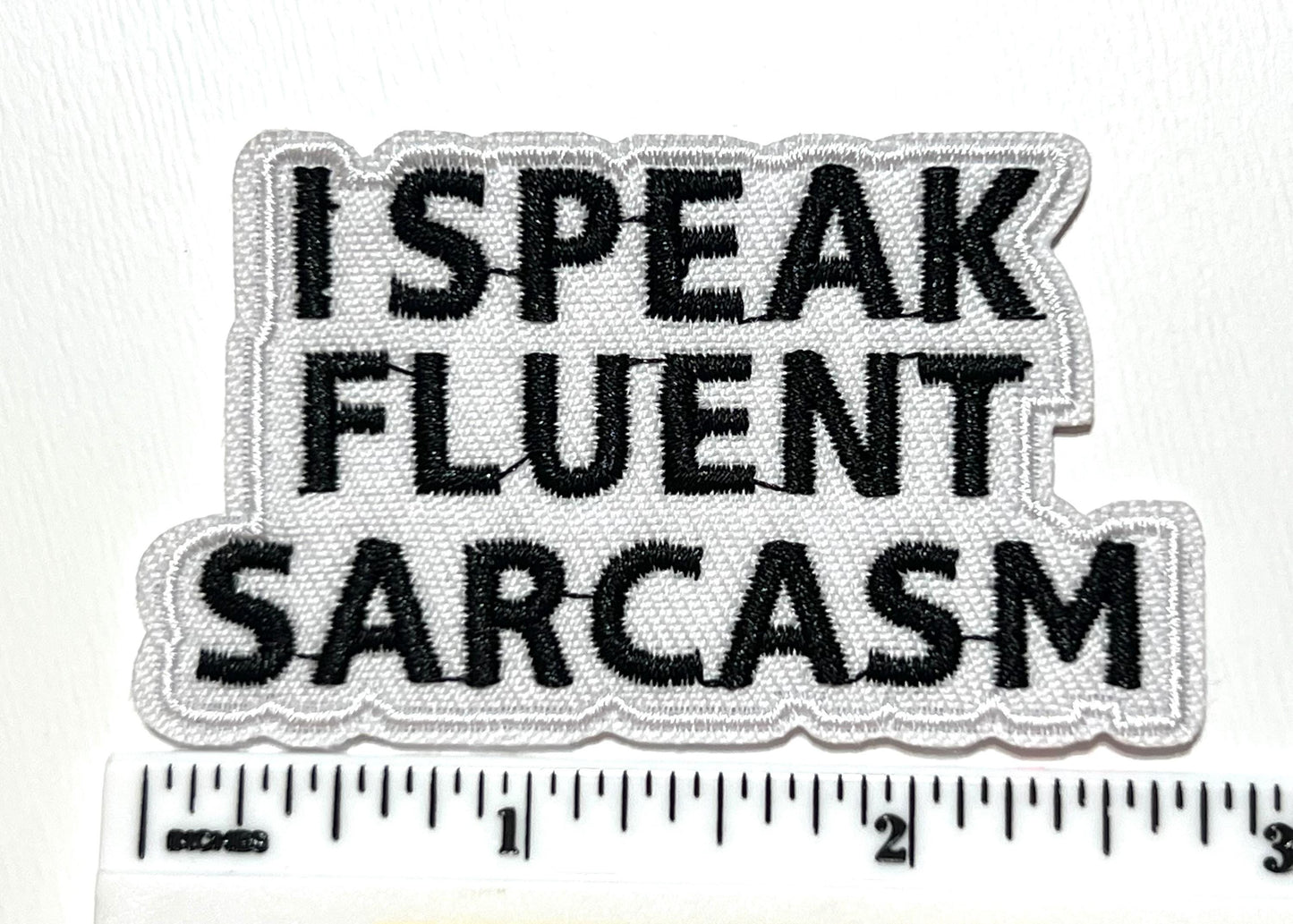 Sarcastic Embroidered Iron On Patches: 'Don't Stop Get, etc…”