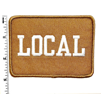 Local patch Embroidered DIY Patch - Iron-On Applique