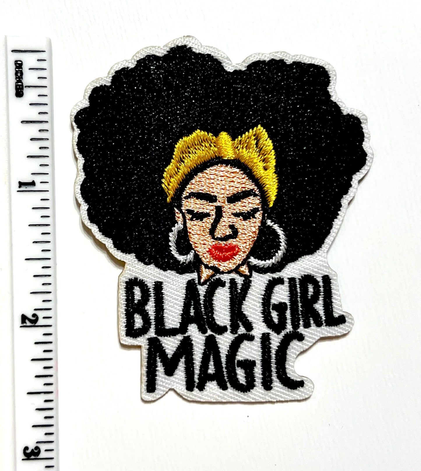 Black girl magic - Embroidered Iron on patch