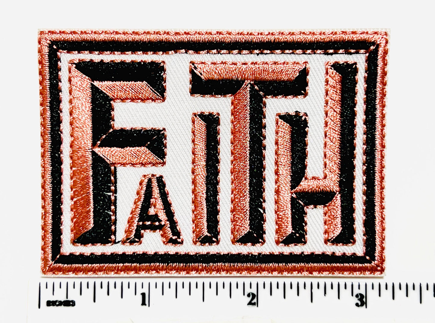 Faith patch - Embroidered diy Iron on patch